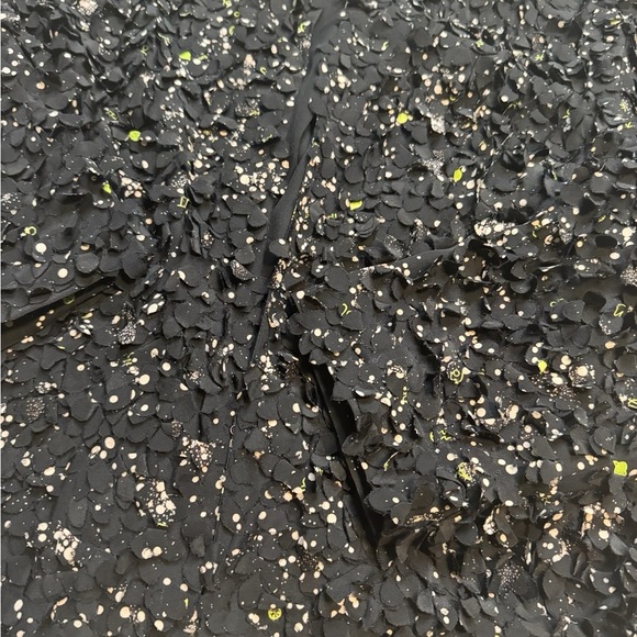 🖤 Tory Burch Silk Textured Petal Blazer Jacket Size 6 Black Rare 🖤 - Picture 3 of 6